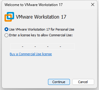 Utiliser VMware Workstation 17 pour un usage personnel